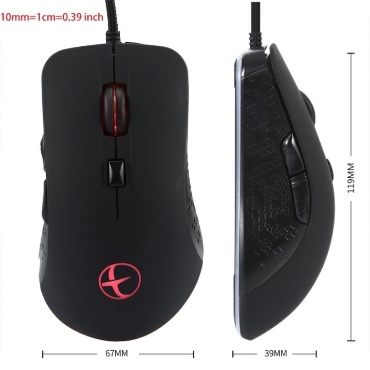 H4GA Winter 2400 Heating Warmer Hands USB Wired Gaming Mouse for Desktop Notebook Computer Laptop