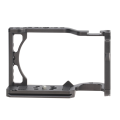 1 PCS Camera Rabbit Cage Black Aluminum Alloy A6700 Camera Rabbit Cage Expansion Frame Kit. 