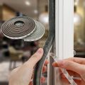 House Soundproofing Windproof Stronger Stickiness door sealing tape Window Sound Insulation Strip Gap Filler Sealer 5M Self Adhesive Seal Strip Weatherstrip for Windows and Doors. 