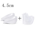 Unisex Invisible Height Increase Silicone Socks Gel Heel Pads Heel Cushion Soles Insole Foot Massage Orthopedic Arch Support. 