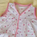 Set of 6 Numbers of Sleeveless Newborn Baby dress. 