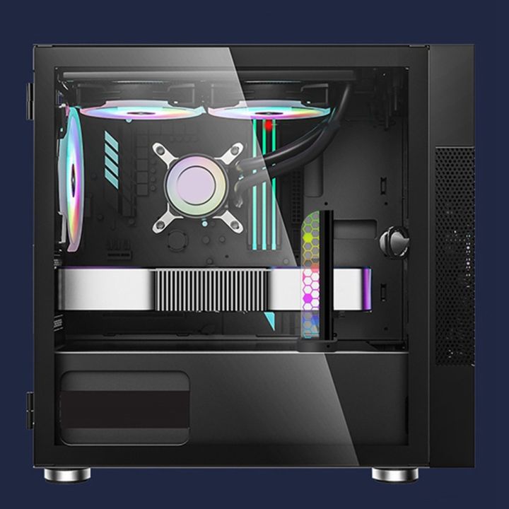 1%20PCS%205V%203Pin%20ARGB%20Graphics%20Cards%20Bracket%20Computer%20Graphics%20Card%20Holder%20ARGB%20GPU%20Holder%20Adjustable%20Support%20Stand%20Black%20-%20Image%202