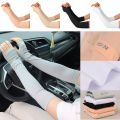 Outdoors Cycling UV Protection Arm Covers Summer Ice Silk Sunscreen Oversleeves For Men Women Skin Protection Fashion Arm Warmer. 