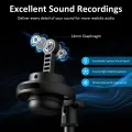 BOMGE PC Gaming Microphone, Condenser Microphone with Quick Mute, RGB Light, Pop Filter, Shock Mount, Gain Knob and Monitor Jack for Recording, Streaming, Podcasting, YouTube. 