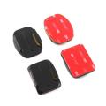 4 in 1 Curved and Flat Mount Pack For DJI SJCAM Gopro 12 11 10 9 8 7 6 5 4 & Other Action Cameras. 