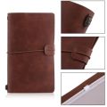 Vintage Hardcover Notebook Spiral Faux Leather Dairy Note Book School Office Supply For Students Business Notebooks Making Notes. 