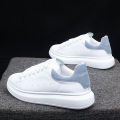 【WEJA】Autumn new McQueen small white shoes men's handsome trendy shoes men's shoes white board shoes thick soled high sports shoes men. 