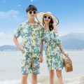 Beach Couple's Outfit Summer Dress Suit Seaside Vacation Honeymoon Hainan Sanya Wedding Photo Travel Wear Matching Clothes. 