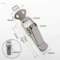 10 Pieces Spring Loaded Toggle Latch Spring Loaded Toggle Lock Clasp Locks latches Metal S. 