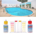 YIERYI Swimming Pool Water Testing Kit PH Chlorine Water Quality Test Kit Hydroponic Testing Kit Swimming Pool Accessories. 