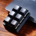 6 Keys Keyboard USB Custom Programmable Macro Keypad Switch One-key Blue Keys Keyboard Mini Mechanical Shortcut P7X6. 