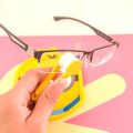 Portable Glasses Cleaning Mini Eyeglass Wiper Rub Two-side Glasses Brush Microfiber Spectacles Cleaner Cleaning Tools Super Soft Glasses Wipe Eyeglass Cleaner Brush Screen Rub. 