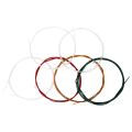 TWEXQNY 2X C105 Rainbow Guitar Strings Nylon Core Colorful Coated Copper Alloy Wound for Acoustic Classical Guitar. 