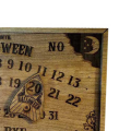 1 PCS Countdown Board with Magnetic Effect Halloween Magnetic Countdown Board Wooden Ouija Boards. 