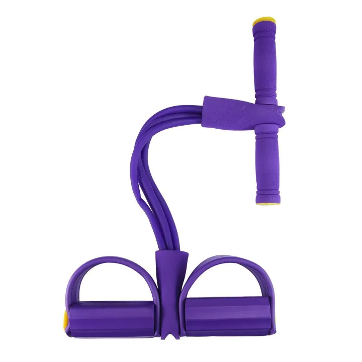 Resistance Exercise Latex Tension Bands Fitness Equipment Fit For Sit-up Bodybuilding Expander Elastic Leg Pull Rope Home Gym Multifunction Equipment