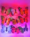 Night Light Led Butterfly Lights Glowing Butterflies 3d Decorative Butterflies. 