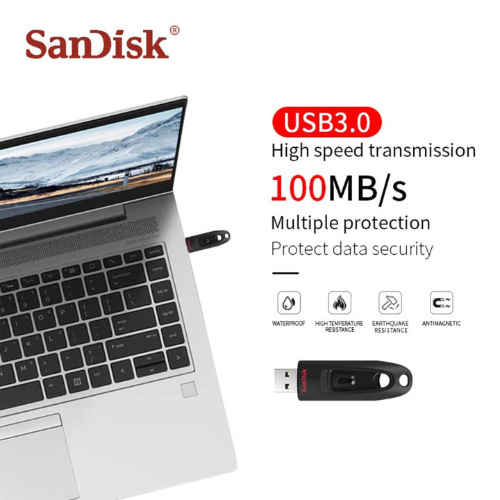 Sandisk%20Ultra%203.0%2016GB%2032GB%2064GB%20128GB%20USB%20Pen%20Flash%20Drive%20-%20Image%204