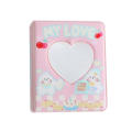 3-inch Photocard holder Photocard Sweet Stationary Love heart Cute Hollow Kpop album for Love-themed Card storage Kpop. 