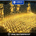 UZBOO 220V String Lights Outdoor Christmas Net Lights LED Mesh String Light Connectable Light for Garden Tree Bushes For Holiday Wedding Party Decorations Bedroom Indoor Outdoor Decor. 