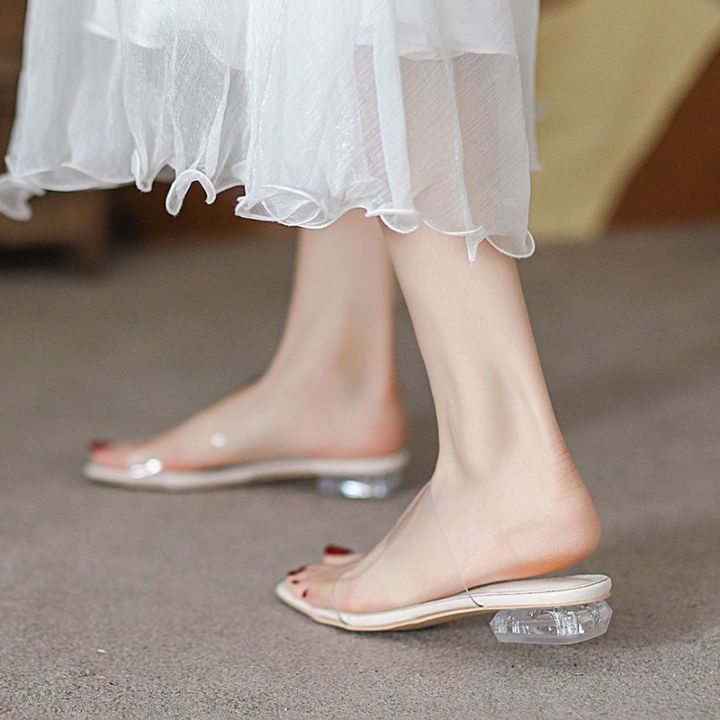 Women's%20Transparent%20High%20Heel%20Sandals2023New%20Summer%20Middle%20Heel%20Ankle-Strap%20Chunky%20Heel%20Slippers%20Women's%20Crystal%20High%20Heels%20-%20Image%207