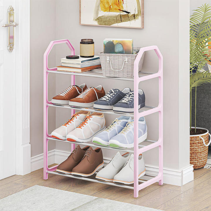 4%20Tiers%20Shoe%20Rack%20Practical%20Shoe%20Cabinet%20for%20Home%20Dorm%20Room%20Balcony%20Multifunctional%20Removable%20Assembly%20Storage%20Shelf%20Hanger%20Rack%20-%20Image%208