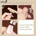 Monja 3 In 1 Cigar Nail Art Magnetic Rod 3D Cat Eye Magnet Stick UV/LED Cat Eye Gel Nail Strong Effect Magnets DIY Manicure Tool. 