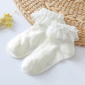 Princess Lace Baby Socks Summer Soft Breathable Solid Color Cotton Girl Short Socks. 