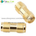 5PCS Connector SMA Female Jack to SMA Female Jack RF Coaxial Converter Adapter Straight New Brass Wire Terminals. 