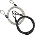 Travel Security Cable Lock,Braided Steel Coated Safety Cable. 