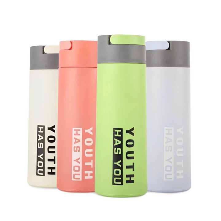 400ml Portable Water Bottle Glass Bottle For Girls New Car Water Cup