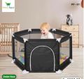 Playpen Baby Fence Toddler Playground, Room Divider Child Kids Barrier with Door, Safety Gate, Nursery Furniture Playard, Portable Indoor Outdoor Parks, Large Gifts for Toddlers |LMH51LKG |INFINITY NEEDS. 