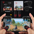 Brand New Sarafox F6 6 Finger Mobile Game Trigger Controller Alloy Gamepad Joystick Aim L1 R1 Key Button for IPhone. 