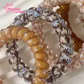 Muses Mall Simple Headband 5pcs Small Spiral Hair Coils Elastic Ponytail Holder Women Phone Cord Hair Ties Scrunchie Accessories. 