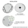 Upgraded Version  Motion Sensor Light 6 LEDS Wireless Round Motion Sensor LED Night Light Cordless Battery-Powered LED Night LightBedside Lights. 