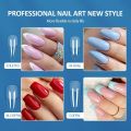 KOSKOE 120pcs Press on False Nails Coffin Semi-Frosted Full Cover UV Gel Nail soft gel tips Capsule Extension Manicure Tool. 