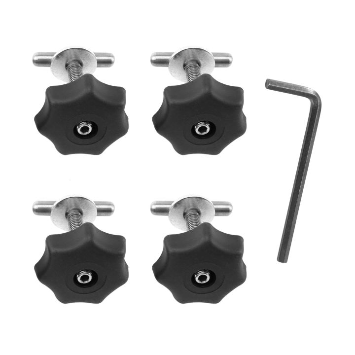 DBREAKS 4 X T-nut Adapter Slot Nuts, T5/T6 Stainless Steel Mounting - View #9