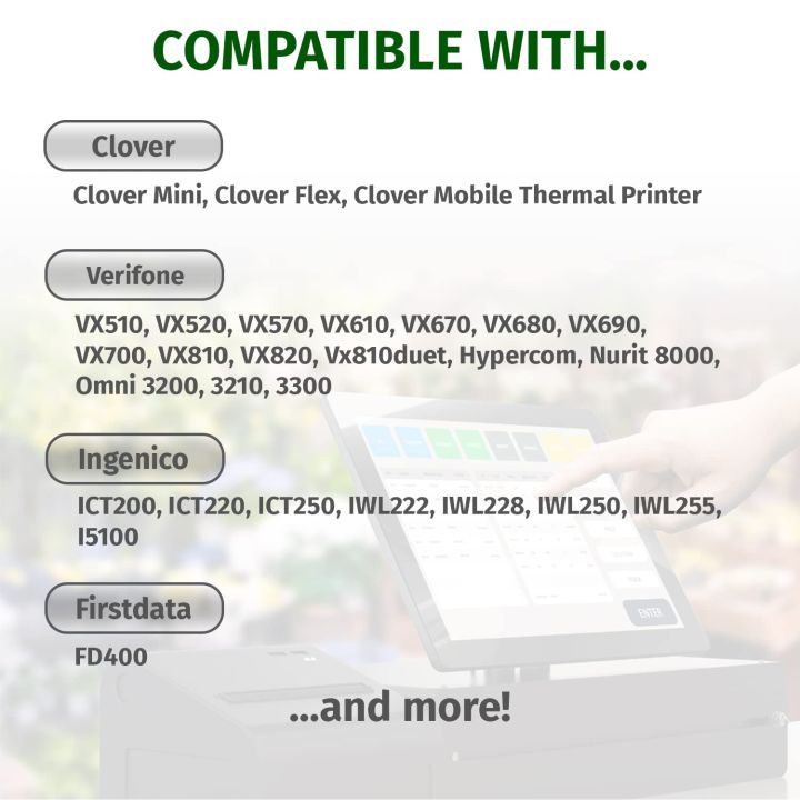 2%201/4%20x%2063%20Thermal%20Paper%20Receipt%20Roll%20Clover%20Mini%20Flex%20Verifone%20a%20POS/Cash%20Register,%20Fits%20All%20Credit%20Card%20Terminals,%20BPA%20Free,%205%20Rolls%20-%20Image%202