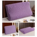 2sql Waterproof Zippered Memory Foam Rebound Quilted Latex Pillowcase Contour Pillow Case Protector Pillow Cover. 