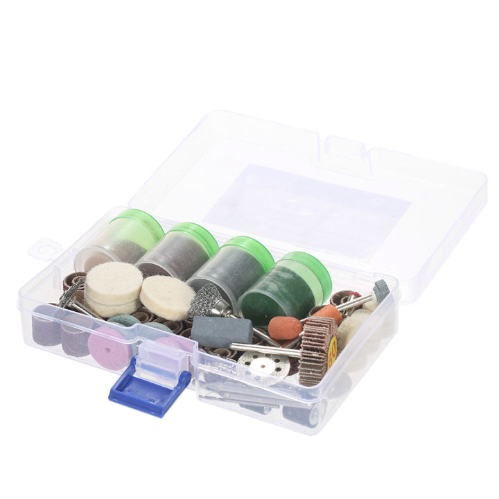 KOGEEK%20196pcs%201/8"%20Shank%20Rotary%20Tool%20Accessories%20Set%20Sanding%20Grinding%20Brushing%20Polishing%20Bits%20Accessory%20Kit%20with%20Storage%20Box%20for%20Dremel%20Grinder%20-%20Image%205