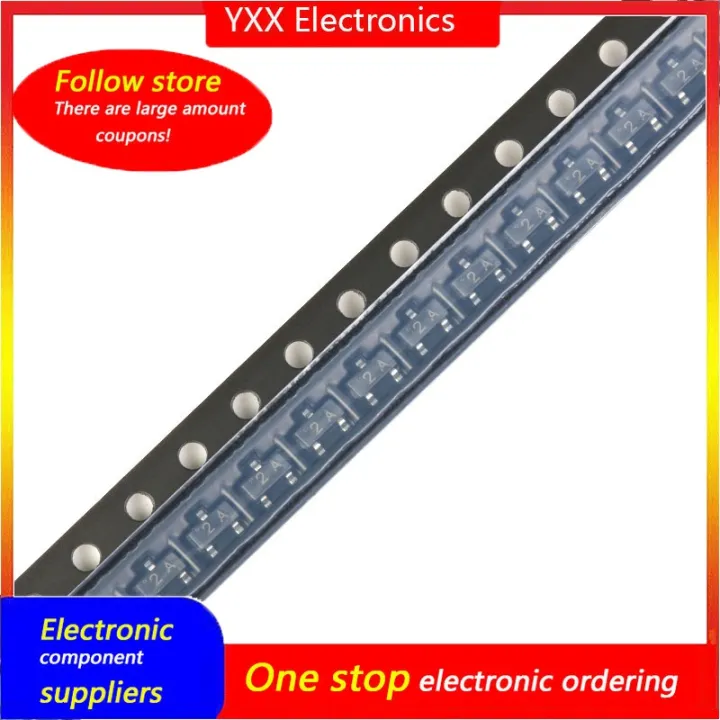 Original genuine MMBT3906 2A SOT-23-40V/-200mA surface mount transistor ...