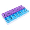 14 Days Medicine Storage Organizer Container / Portable Drug Tablet Dispenser / Independent Lattice Pill Storage Box / Travel Pill Box Container Case. 