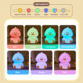 Rechargeable LED Night Light Cartoon Cute Duck Patting Silicone Lamp Bedroom Decor Sleeping Mood Light Children Gift Nightlight. 