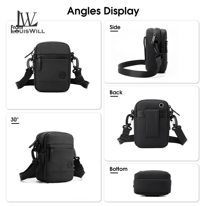 LouisWill%20Men%20Bag%20Fashion%20Men's%20Shoulder%20Bag%20Mini%20Waist%20Bag%20Leisure%20Crossbody%20Bag%20Waterproof%20Fanny%20Pack%20Messenger%20Bag%20Sling%20Bag%20Casual%20Day%20Bag%20Street%20Shoulder%20Bag%20-%20Image%208