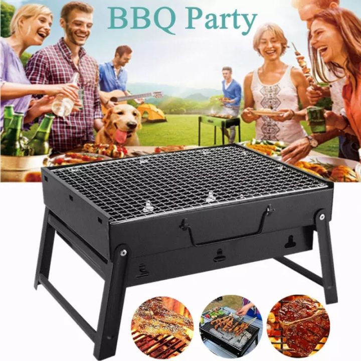 BBQ%20Grill%20Machine%20BBQ%20Stove%20Portable%20BLACK%20Small%20Barbecue%20Stove%20Charcoal%20BBQ%20Grill%20Patio%20Camping%20Picnic%20Burner%20Foldable%20BBQ%20Grills-%20Black%20(TLS)%20-%20Image%205