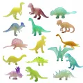 SF 12/16pcs Glow in Dark Dinosaur Model Toys Jurassic World Noctilucent Tyrannosaurus Toy Kids Action Figure Collectible Model Toys Gifts. 