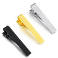 Poplikdfr Tie Clips For Men Luxury Simple Tie Bar Clip Solid Color Necktie For Wedding Anniversary Business Daily Life. 