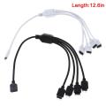 【ALLGOOD】4 Pin RGB Led Connector Cable 1 to 3 RGB 4 Pin LED Extension Splitter Cable. 