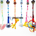 DISICHEN 2 IN 1 Baby Pacifier Toy Dual Use Clip Anti Lost Holder Fifty percent discount Chain Teether Hanger Newborn Dummy Holder 安抚奶嘴夹扣带. 