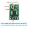 DC 3.3V 3.7V 5V LED Driver 30-1500MA Constant Current Adjustable PWM Control Board for USB 18650 Li-Ion. 