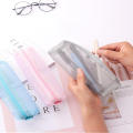 Clear Pencil Case Student Examination Pencil Bag Transparent Stationery Holder Transparent Stationery Bag Mesh Stationery Bag. 